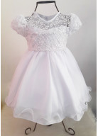 VESTIDO BATIZADO BRANCO TAM. 3 